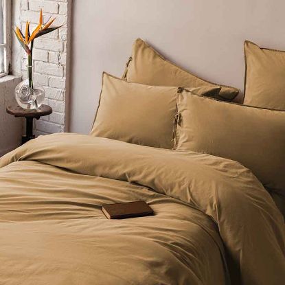 ست کاور لوکس کویین رنگ SAVANNA MUSTARD