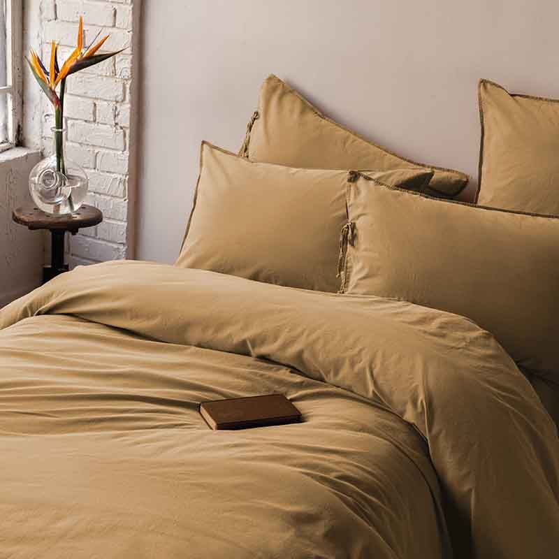 ست کاور لوکس کویین رنگ SAVANNA MUSTARD