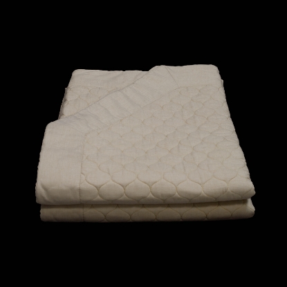 لحاف روتختی چهار فصل پنبه دوزی ورونیکا 6 تکه کرم قهوه ای با ملحفه | ورونیکا