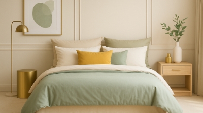 ست کردن رنگ روتختی با دکوراسیون برای مبتدیان | راهنمای جامع