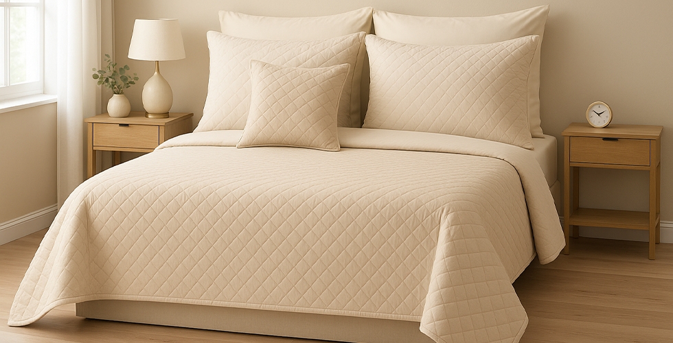 روبالشی چرخ‌دوزی شده در ست روتختی ۶ تکه | ورونیکا