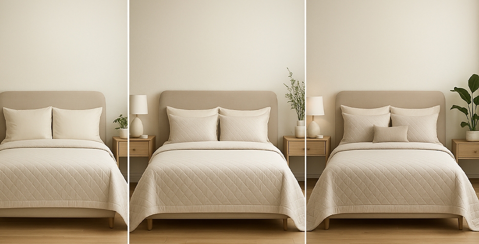 روبالشی‌های ست‌شده در روتختی ۶ تکه هماهنگ | ورونیکا